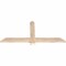 Ekena Millwork Eugene Smooth Timber Gable Bracket, Douglas Fir, 48"W x 22"H x 1 1/2"D x 3 1/2"F, 11/12 Pitch GBW048X22X0204EUG00SDF - alternate 3
